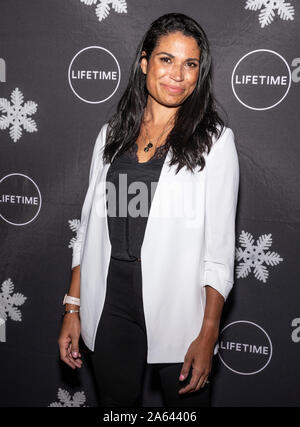 Los Angeles, CA - October 22, 2019: Meghan Hooper attends 'It's a Wonderful Lifetime” first holiday party of the year at STK Los Angeles Stock Photo
