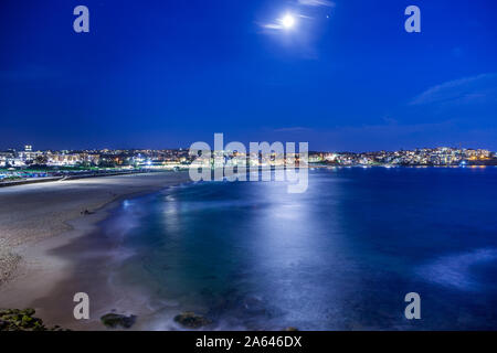 Bondi Beach at night. Sydney, Australia Stock Photo