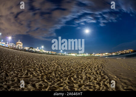 Bondi Beach at night. Sydney, Australia Stock Photo