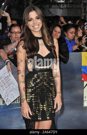 LOS ANGELES, CA. November 12, 2012: Christina Perri at the world premiere of 'The Twilight Saga: Breaking Dawn - Part 2' at the Nokia Theatre LA Live. © 2012 Paul Smith / Featureflash Stock Photo