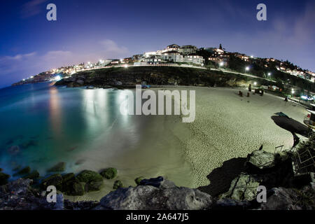 Tamarama Beach at night. Sydney, Australia Stock Photo