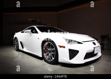 Tokyo, Japan. 24th Oct, 2019. Lexus's LFA is displayed during the 46th Tokyo Motor Show 2019 in Tokyo, Japan on October 23, 2019. Credit: Aflo Co. Ltd./Alamy Live News Stock Photo