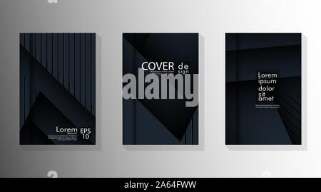 Vector collection. Abstract cover. Modern business brochures, banners, pages, leaflets, magazines, book cover templates etc. Stock Vector