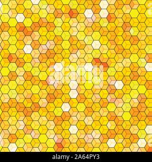 Abstract background with colorful hex polygons Stock Vector