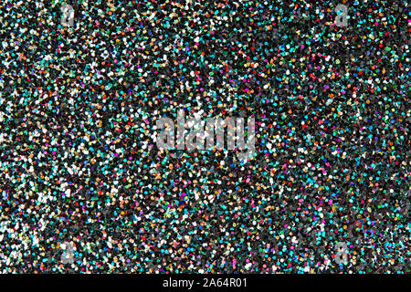 Holographic festive glitter shiny texture. Stock Photo