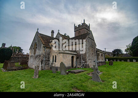 St Mary the Virgin, Church of England, Sopworth, UK Stock Photo