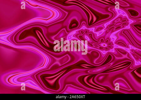 Beautiful abstract acrylic painting with marble texture mixed purple pink paints diffusion Stock Photo