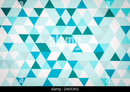 background of triangles in blue tones Stock Photo