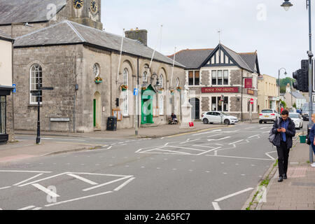 Cowbridge town hall High Street, Glamorgan, Wales, UK Stock Photo