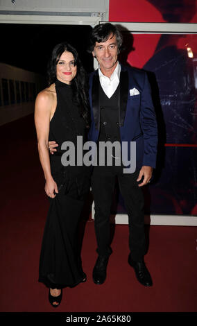 * NO DAILY * Rome, Gabriel Batistuta evening with film presentation at the Film Festival. In the picture: Pantano and wife. Stock Photo