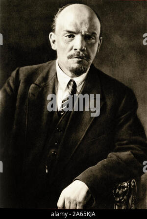 Lenin - Lenine (Vladimir Ilitch Oulianov dit, 1870-1924) juillet 1920, Moscou - Stock Photo