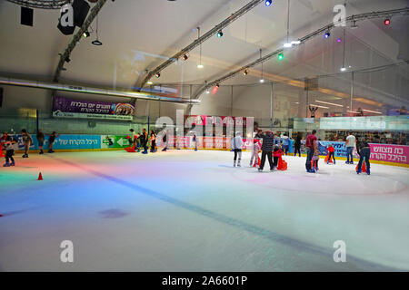 Ice Rink, Holon, Israel Stock Photo