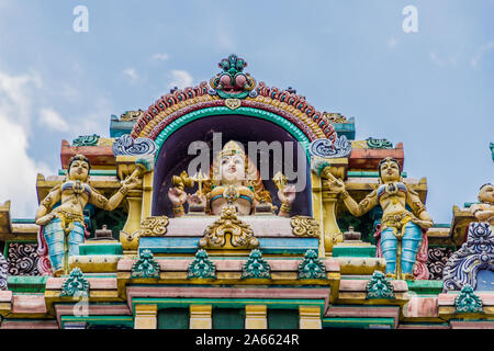 Kuala Lumpur. 13 March 2019. A view of sri maha mariamman temple in Kuala Lumpur in Malaysia Stock Photo