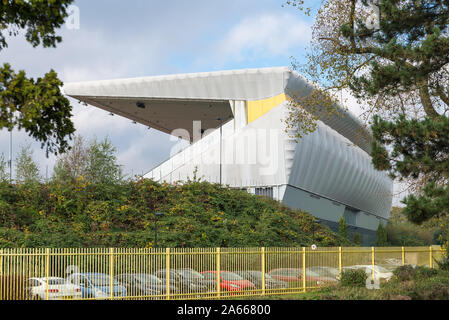 The Alexander Sports Stadium in Perry Barr, Birmingham is being redeveloped in preparation for the Commonwealth Games in 2022 being held in Birmingham Stock Photo