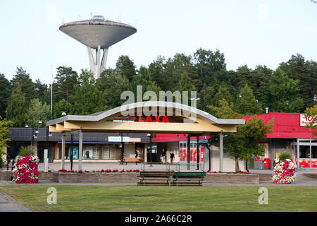 The village of Laxå. The square in Laxå.Photo Jeppe Gustafsson Stock Photo