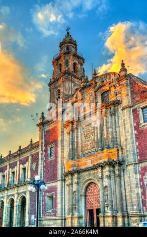 Santo Domingo Church in Mexico City Stock Photo