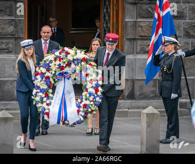 Celebrating June 17th, Iceland's Independence Day, Reykjavik, Iceland