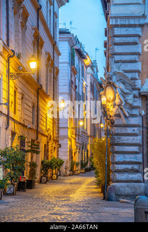 Italy, Lazio, Rome, Ponte, Via dei Coronari Stock Photo