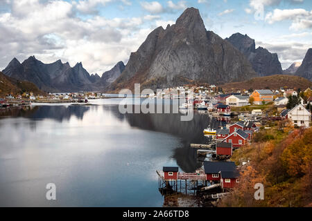 Reine in Moskenes island, lofoten islands Stock Photo