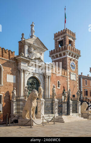 Arsenale, Castello, Venice, Veneto, Italy Stock Photo