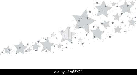 blue stardust isolated on white background vector illustration EPS10 Stock Vector