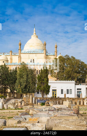 Tunisia, Tunis, Carthage, Byrsa Hill, St Louis Cathedral Stock Photo