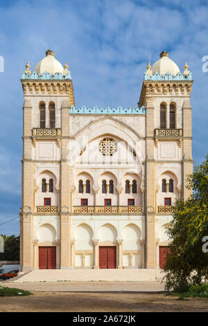 Tunisia, Tunis, Carthage, Byrsa Hill, St Louis Cathedral Stock Photo