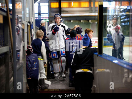 Linköpings HC's Mattias Weinhandl, icehockey player.Photo Jeppe Gustafsson Stock Photo