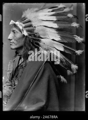 Whirling Horse, American Indian Stock Photo