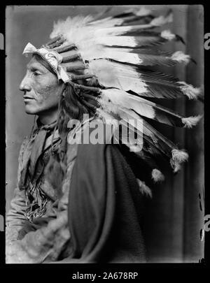 Whirling Horse, American Indian Stock Photo