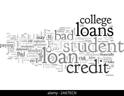 Student Loan Lenders Stock Vector Image Art Alamy