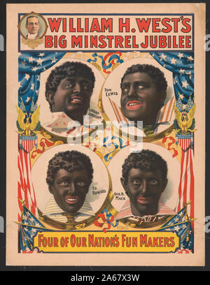 William H. West's Big Minstrel Jubilee Stock Photo