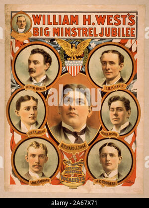 William H. West's Big Minstrel Jubilee Stock Photo