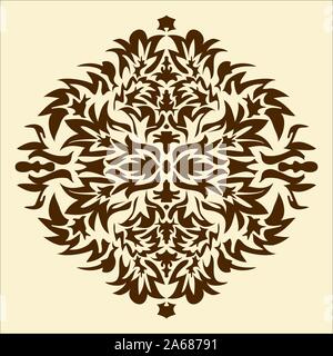 Vintage royal wedding invitation template with gold baroque element on white background. Calligraphic banner. Retro baroque element, great design for Stock Vector