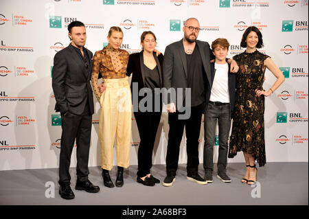 Roma, Italy. 24th Oct, 2019. Roma Cinema Fest 2019.Photocall film Ran with the haunted Pictured cast Credit: Independent Photo Agency/Alamy Live News Stock Photo