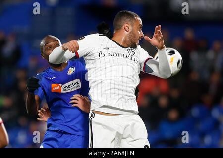 Madrid, Spain. 24th Oct, 2019. DURING MACTH GETAFE CLUB FUTBOL VERSUS FC BASILEA AT ALFONSO PEREZ COLISEUM. THURSDAY, 24 OCTOBER 2019 Credit: CORDON PRESS/Alamy Live News Stock Photo