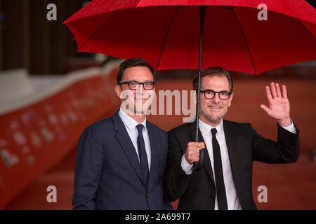 Roma, Italy. 24th Oct, 2019. Matthieu Delaporte and Alexandre de La Patellière Red carpet of the French film 'Le Meilleur reste a venir' on the seventh day of the 14th edition of the Rome Film Fest, on October 24th 2019 (Photo by Matteo Nardone/Pacific Press) Credit: Pacific Press Agency/Alamy Live News Stock Photo