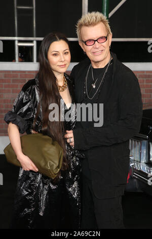 Hollywood, Ca. 24th Oct, 2019. China Chow and Billy Idol at the Los Angeles Premiere of The Irishman at the TCL Chinese Theatre in Hollywood, California on October 24, 2019. Credit: Faye Sadou/Media Punch/Alamy Live News Stock Photo