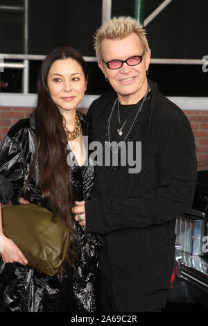 Hollywood, Ca. 24th Oct, 2019. China Chow and Billy Idol at the Los Angeles Premiere of The Irishman at the TCL Chinese Theatre in Hollywood, California on October 24, 2019. Credit: Faye Sadou/Media Punch/Alamy Live News Stock Photo