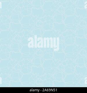 seamless vector abstract patern with light aqua blue background and white linear texture Stock Vector