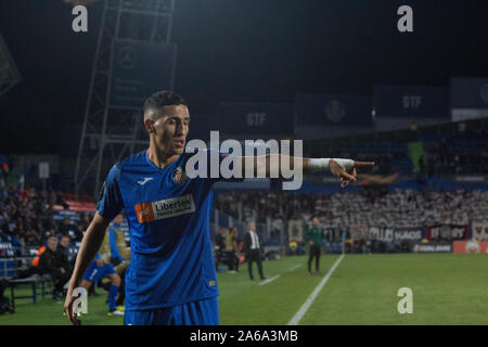 Madrid, Spain. 24th Oct, 2019. Fjr.Basilea F.C. won by 1 to 0 over Getafe C.F. whit goal of F. Frei. Getafe lost the first place of the group C. (Photo by Jorge Gonzalez/Pacific Press) Credit: Pacific Press Agency/Alamy Live News Stock Photo