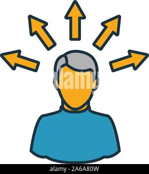 Personal Solution icon. Simple element from project management icons collection. Creative Personal Solution icon ui, ux, apps, software and Stock Vector