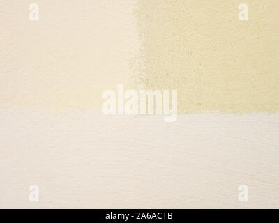 Yellow and beige painted cement wall. Abstract grunge texture background. Copy space, empty template for text Stock Photo