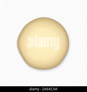 Bread dough isolated on transparent background Stock Vector