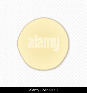 Bread dough isolated on transparent background Stock Vector