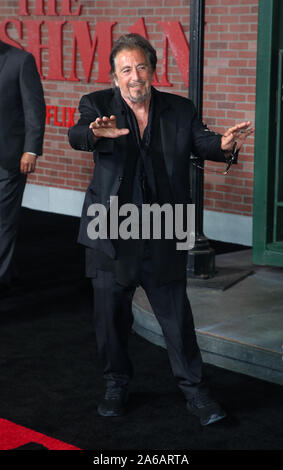 24 October 2019 - Hollywood, California - Al Pacino. Premiere Of Netflix's 'The Irishman' held at TCL Chinese Theatre IMAX. Photo Credit: FayeS/AdMedia /MediaPunch Stock Photo