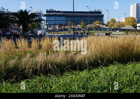 Market square in Katowice Stock Photo