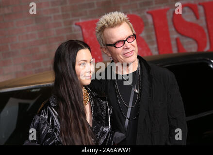 October 24, 2019, Hollywood, CA, USA: 24 October 2019 - Hollywood, California - Billy Idol, China Chow. Premiere Of Netflix's ''The Irishman'' held at TCL Chinese Theatre IMAX. Photo Credit: FayeS/AdMedia (Credit Image: © F Sadou/AdMedia via ZUMA Wire) Stock Photo