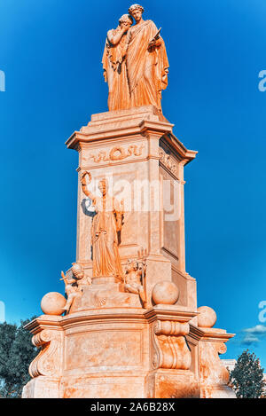 Peace Monument, also known as the Naval Monument or Civil War Sailors Monument, stands on the grounds of the United States Capitol in Peace Circle. Stock Photo