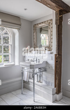 1930s Art Deco style bathroom detail. Stock Photo